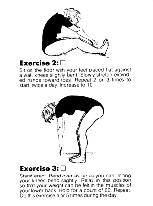 Examples of painful physician-recommended exercises